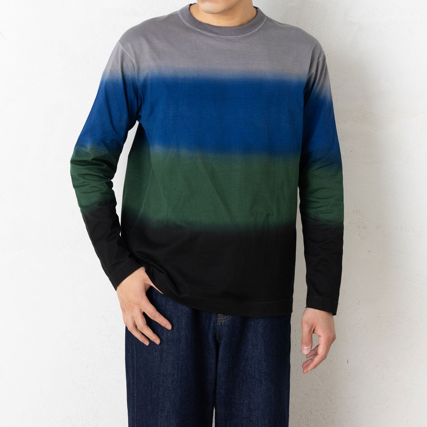 シルク 長袖シャツ 青色 グラデーション Amazon.co.jp: ファイテン（PHITEN） 半袖 RUKUシャツ
