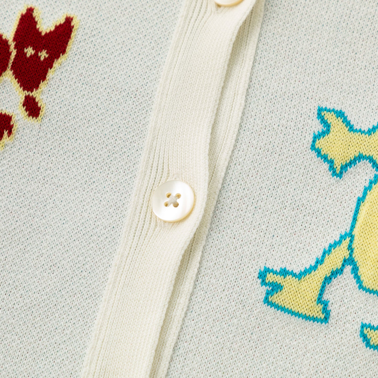 トイプードルジャガードカーディガン gelato pique ジェラートピケ pique【UNISEX】トイプードル